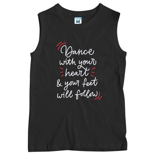 Sleeveless Drifit Shirt: Feet Follow