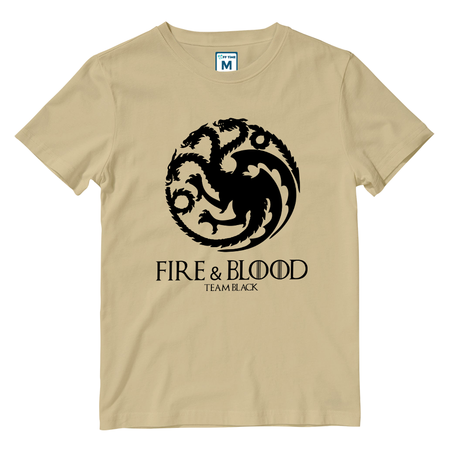 Cotton Shirt: Fire & Blood