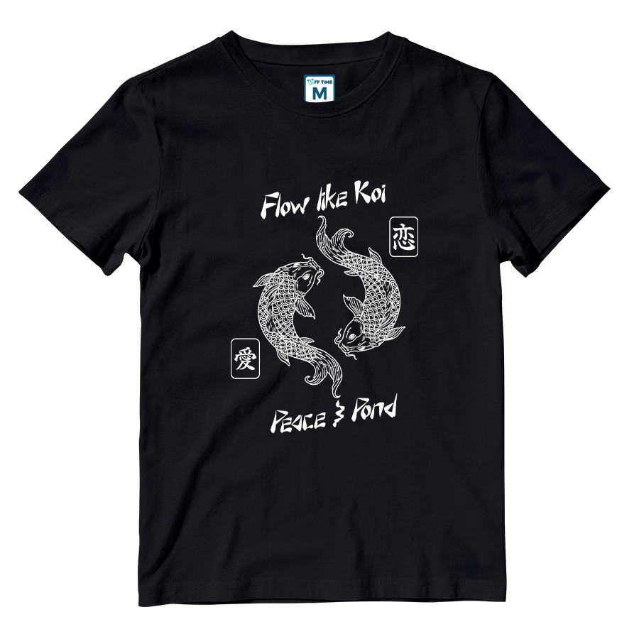 Cotton Shirt: Flow Like Koi