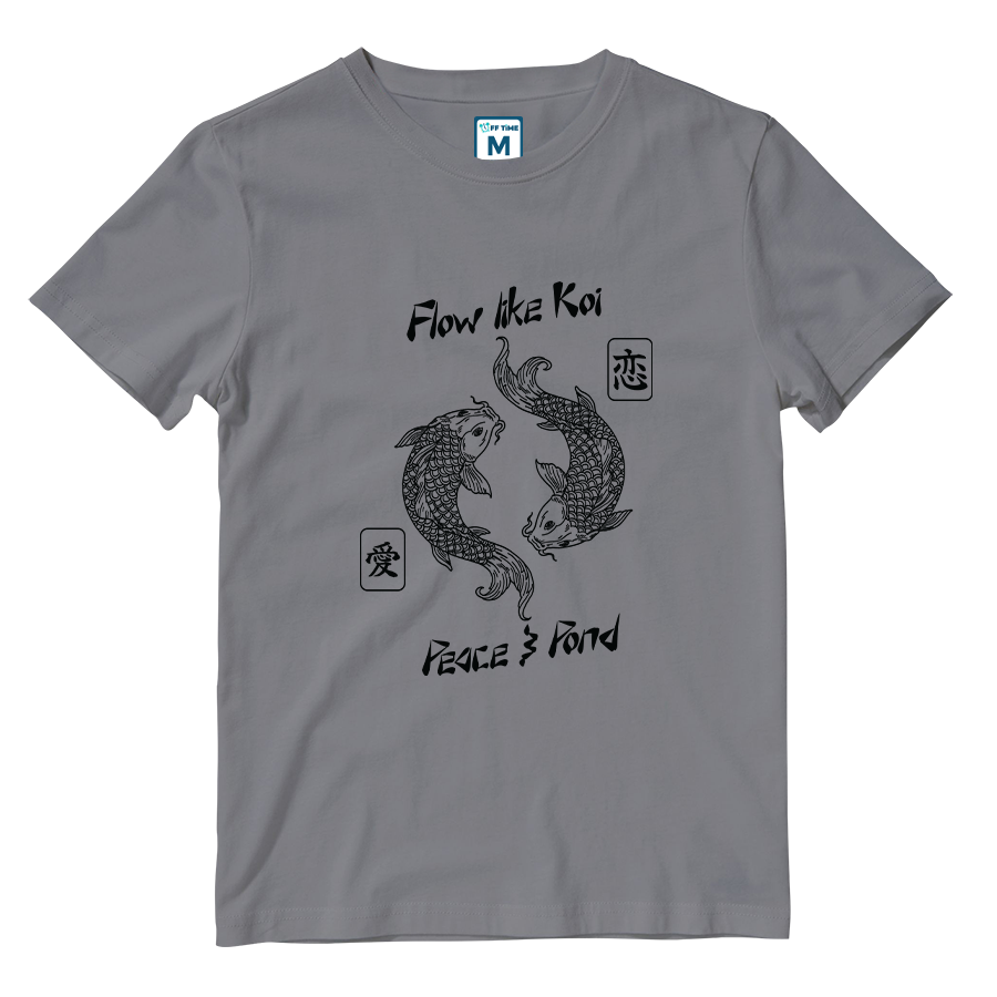 Cotton Shirt: Flow Like Koi