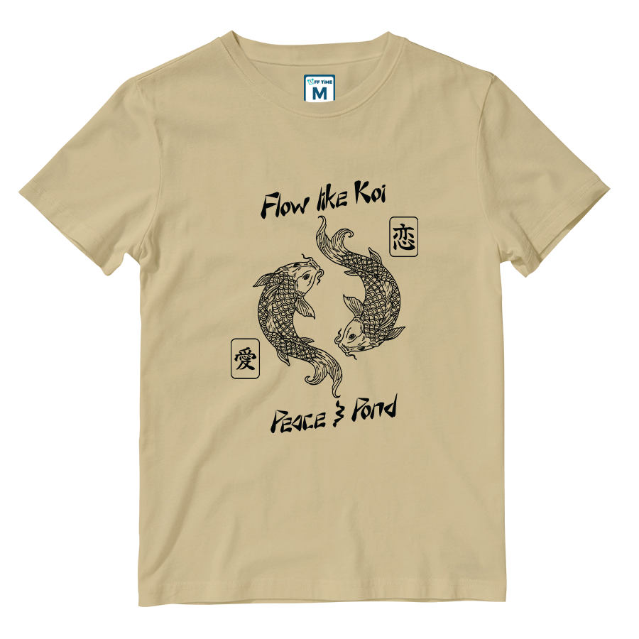 Cotton Shirt: Flow Like Koi