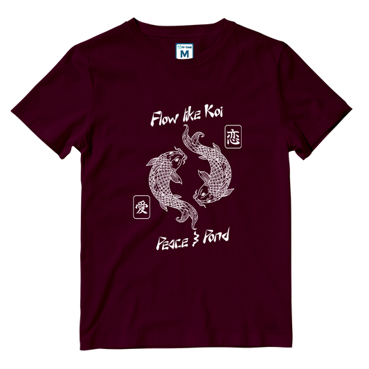 Cotton Shirt: Flow Like Koi