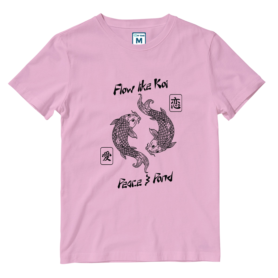 Cotton Shirt: Flow Like Koi