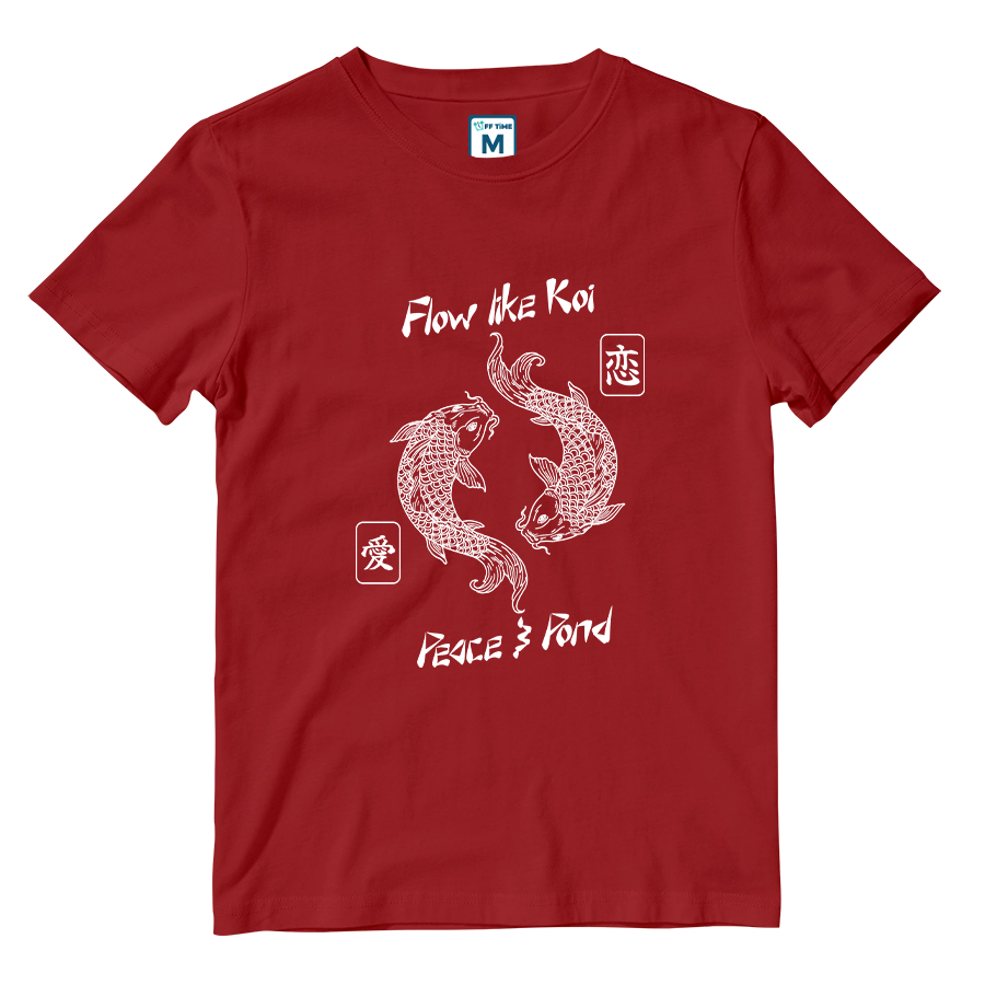 Cotton Shirt: Flow Like Koi