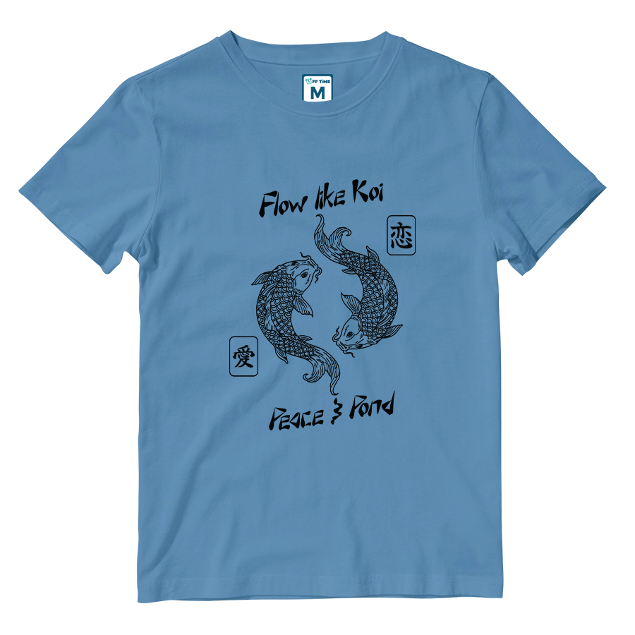 Cotton Shirt: Flow Like Koi