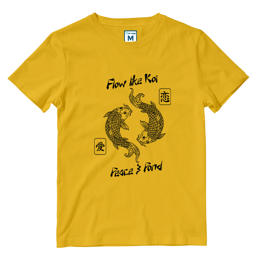 Cotton Shirt: Flow Like Koi