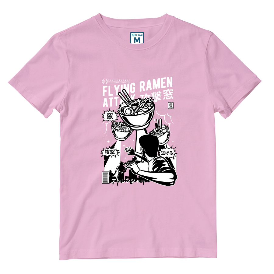 Cotton Shirt: Flying Ramen Attack