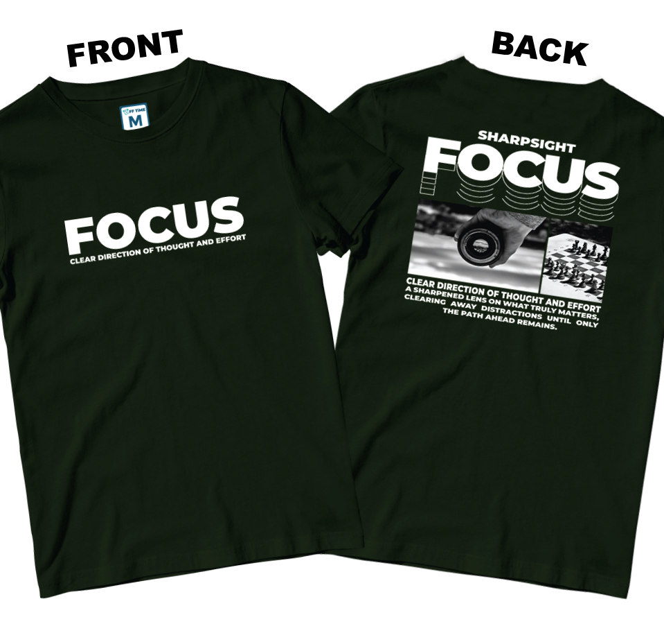 Cotton Shirt: Focus (Front and Back)