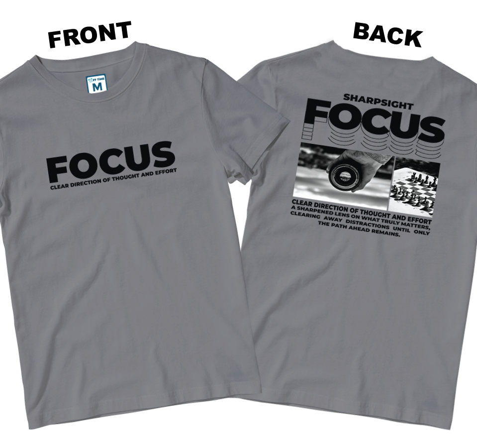 Cotton Shirt: Focus (Front and Back)