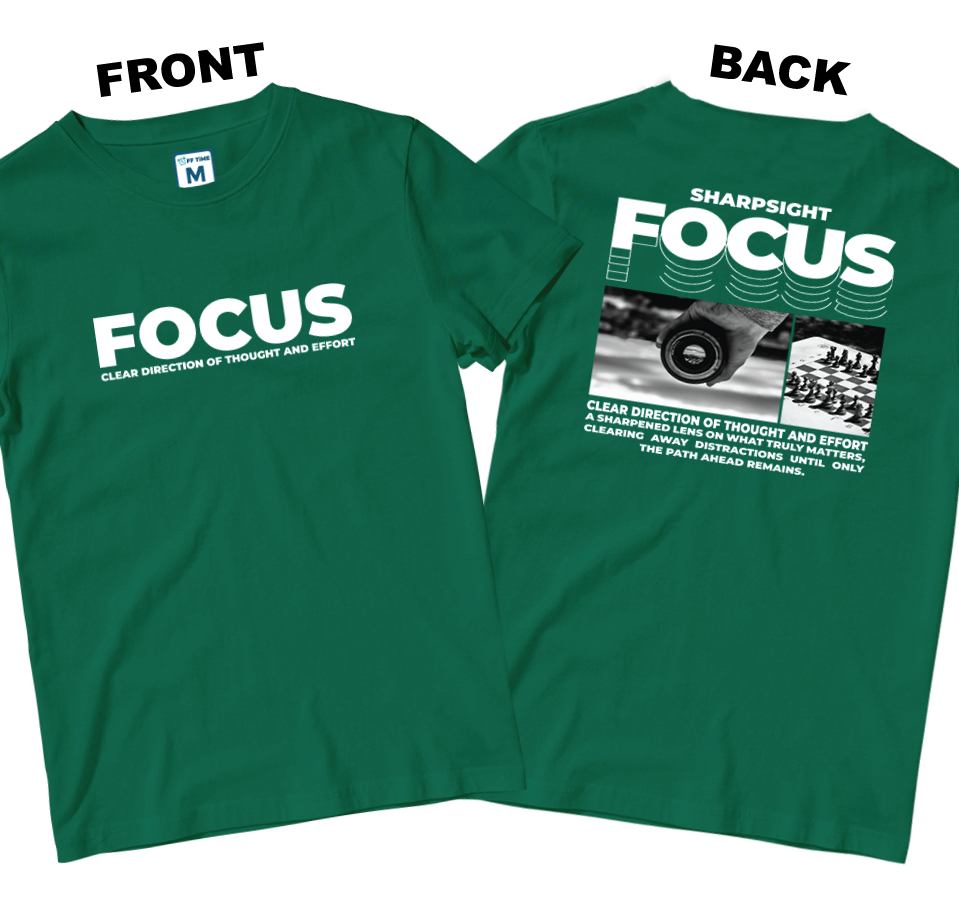 Cotton Shirt: Focus (Front and Back)