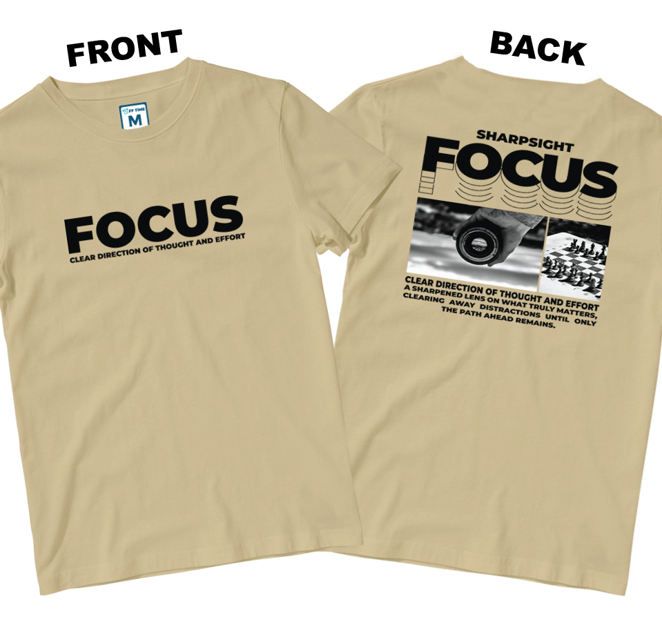 Cotton Shirt: Focus (Front and Back)
