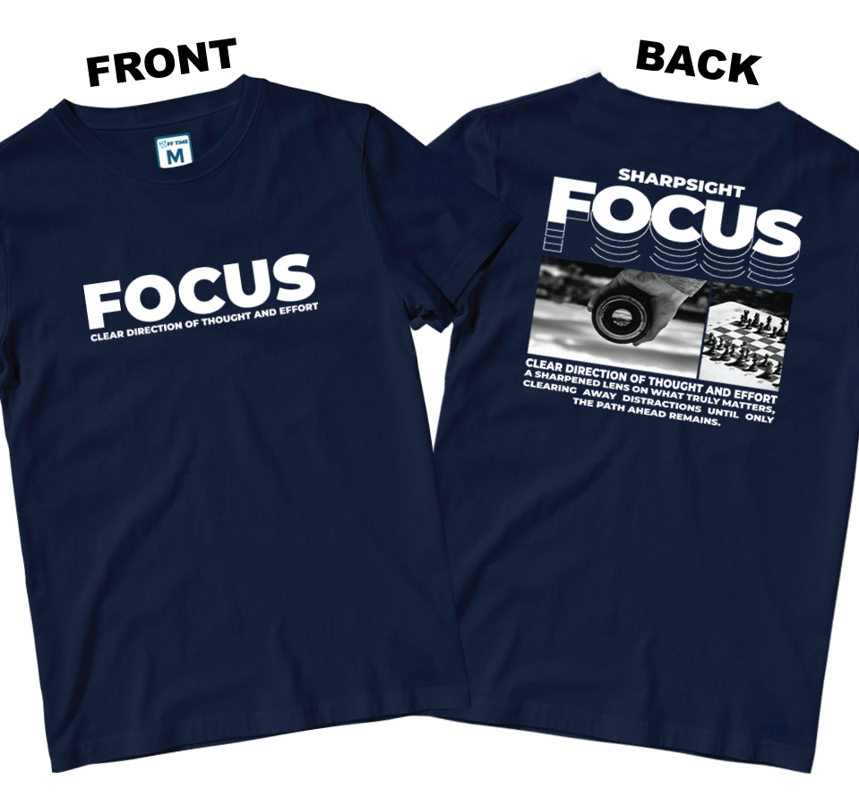 Cotton Shirt: Focus (Front and Back)