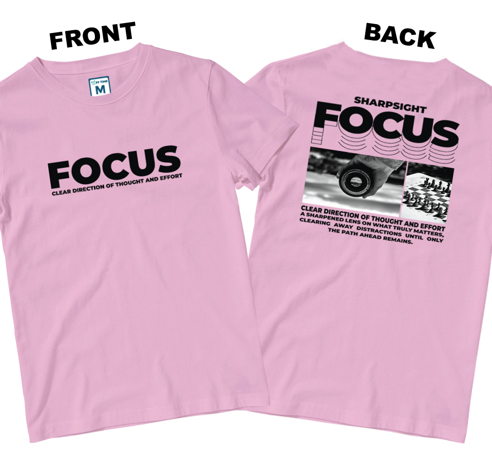 Cotton Shirt: Focus (Front and Back)
