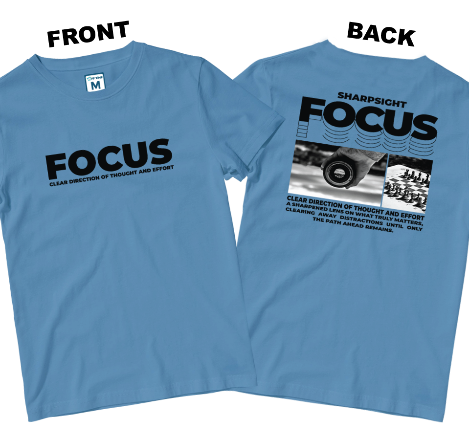 Cotton Shirt: Focus (Front and Back)