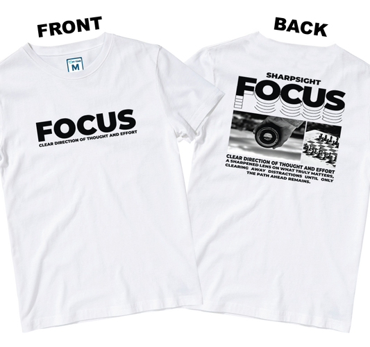 Cotton Shirt: Focus (Front and Back)