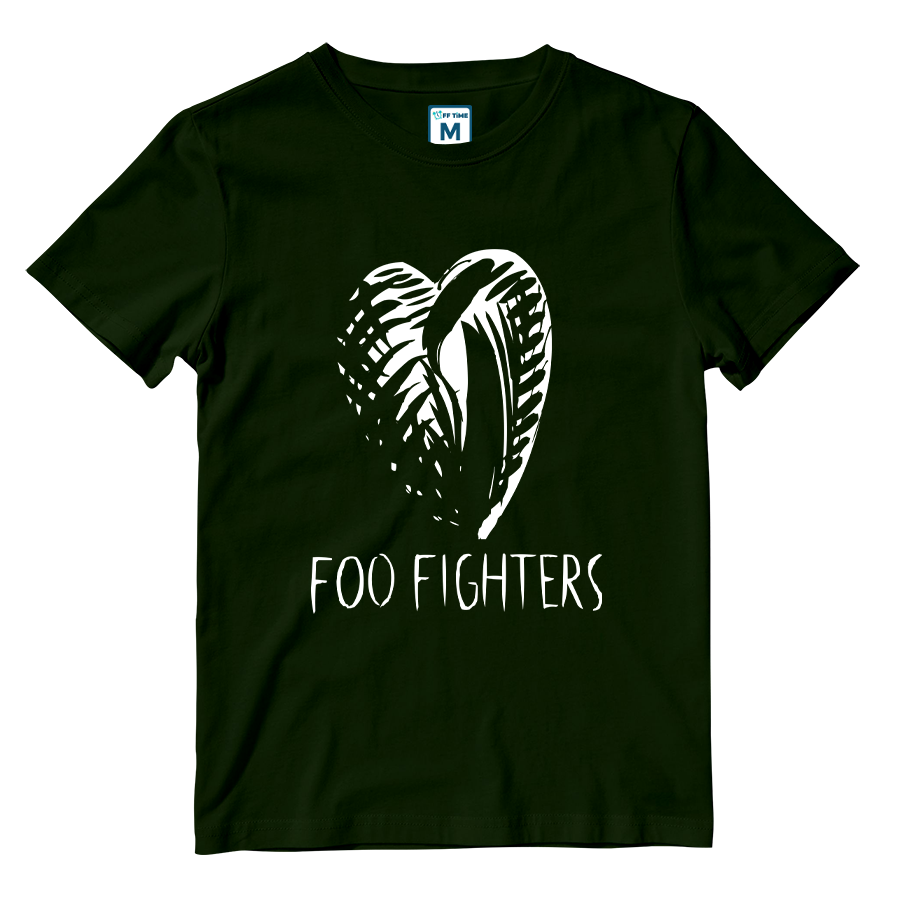 Cotton Shirt: Foo Fighters Heart