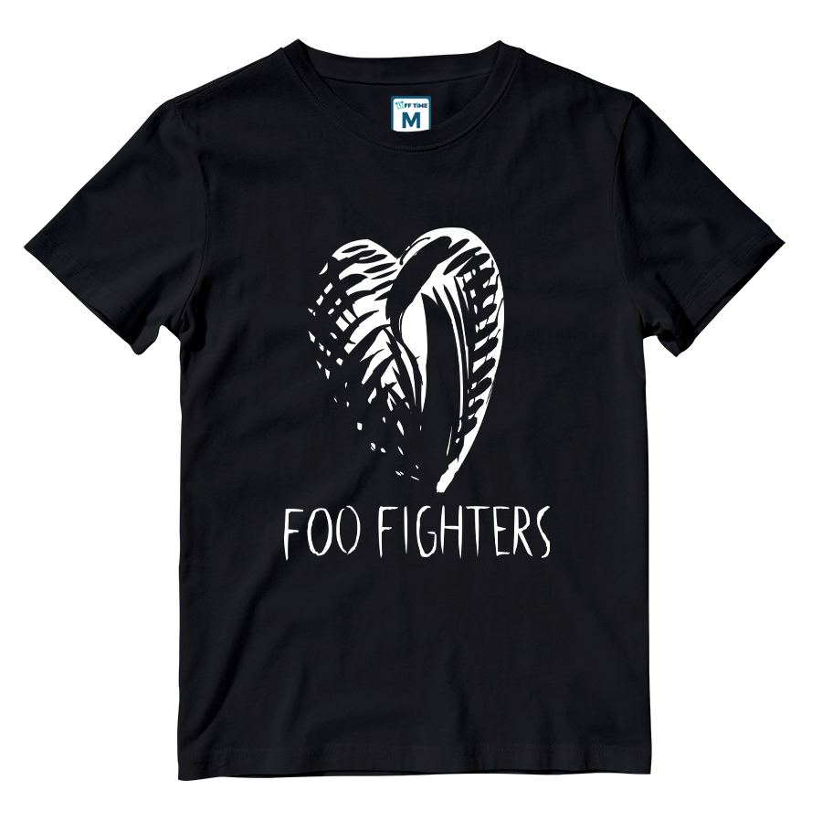 Cotton Shirt: Foo Fighters Heart