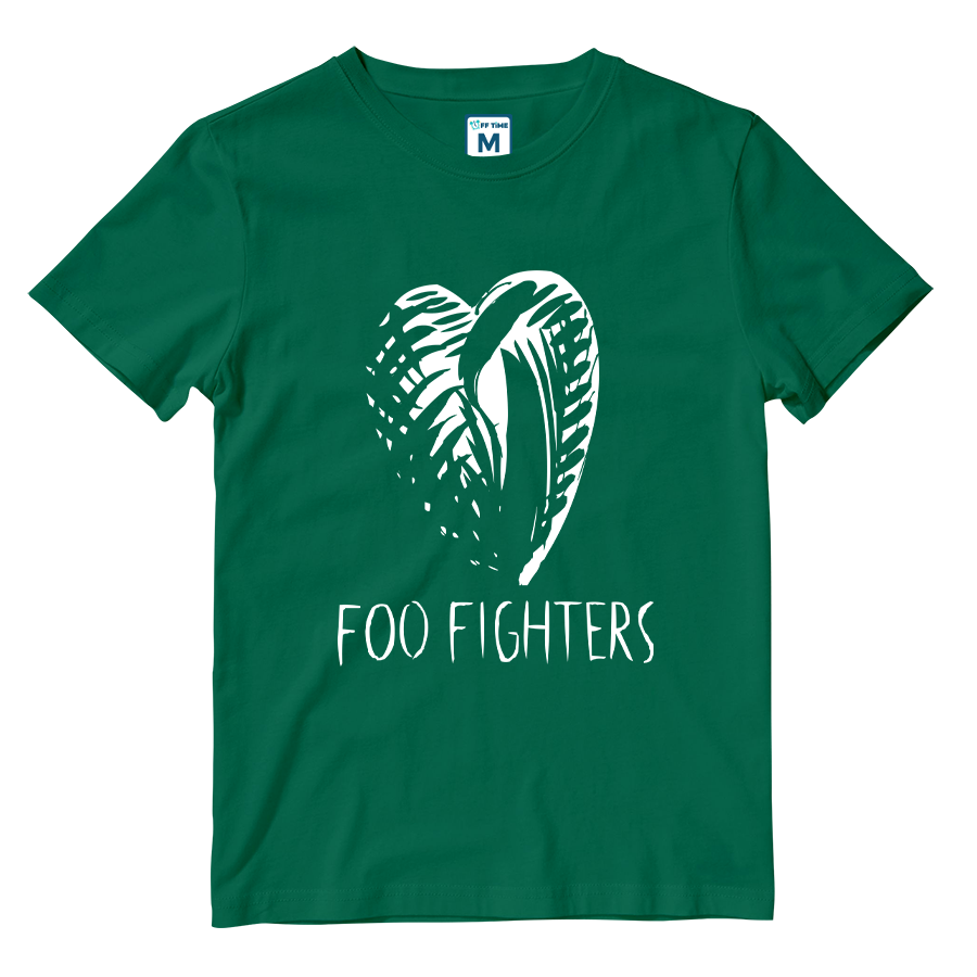 Cotton Shirt: Foo Fighters Heart