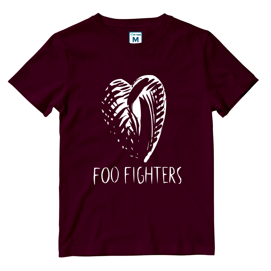 Cotton Shirt: Foo Fighters Heart