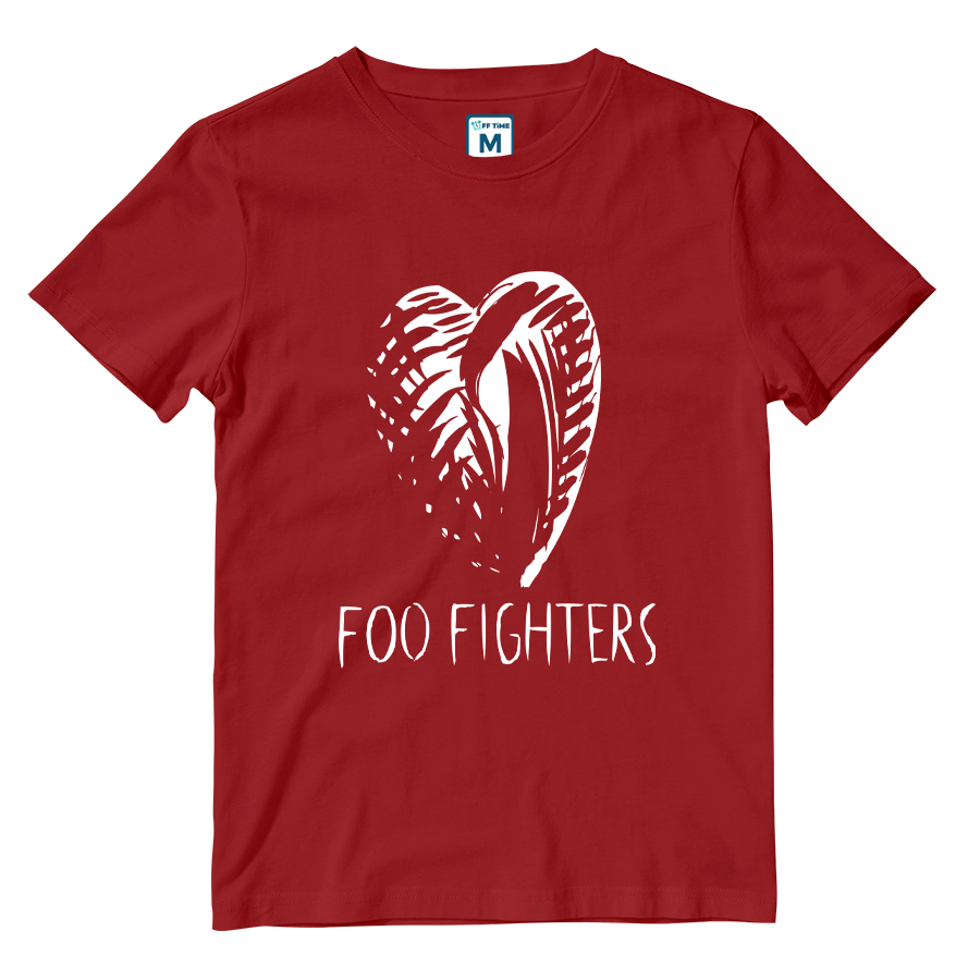 Cotton Shirt: Foo Fighters Heart