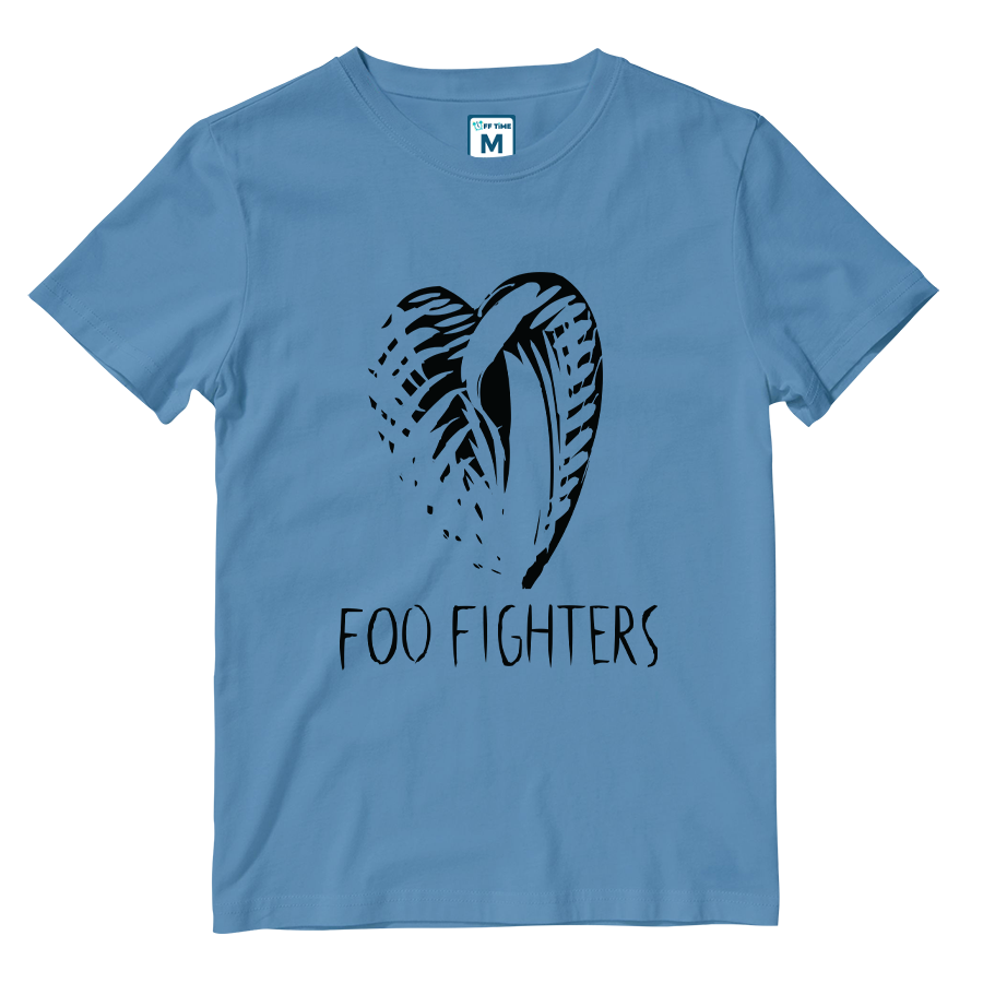 Cotton Shirt: Foo Fighters Heart