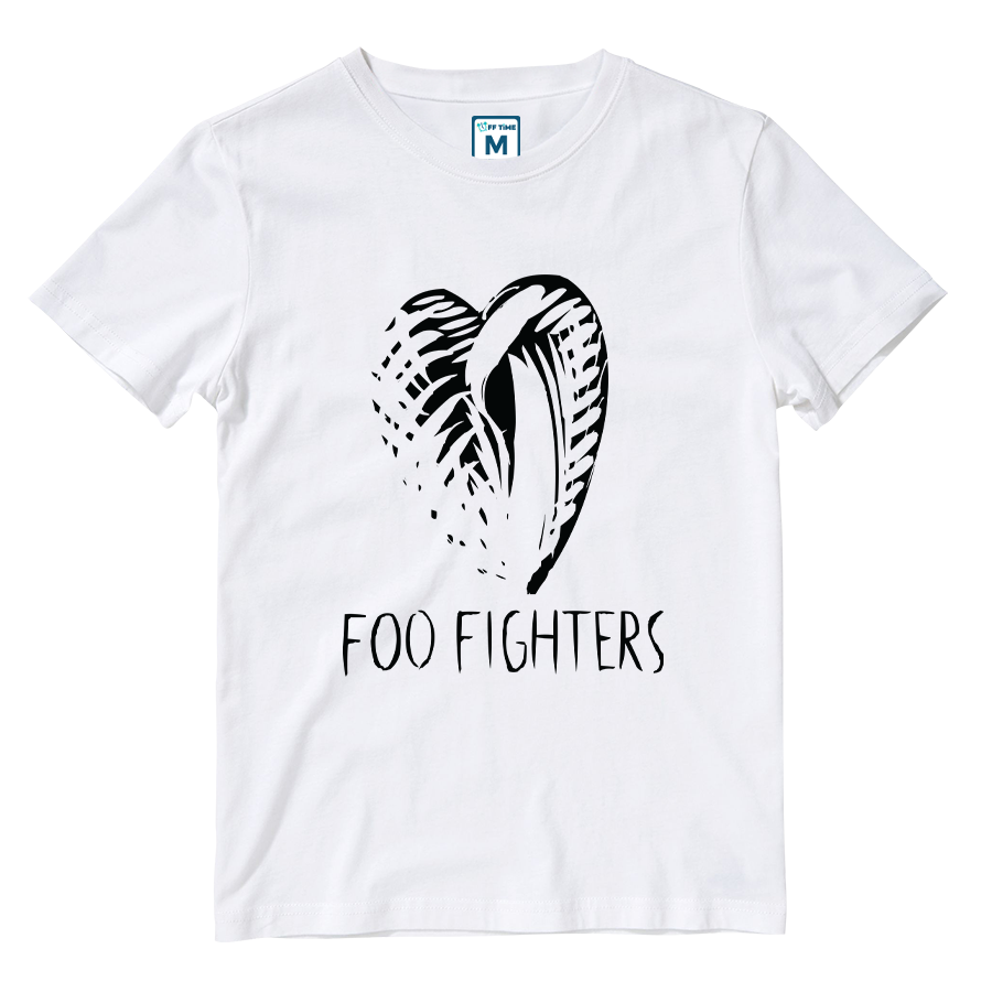 Cotton Shirt: Foo Fighters Heart