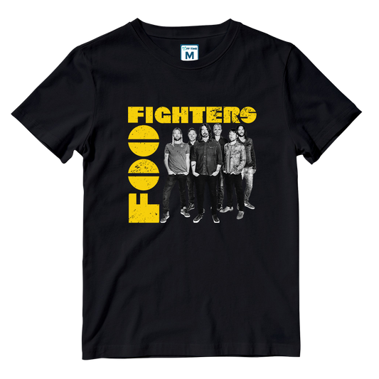 Cotton Shirt: Foo Fighters Monochrome