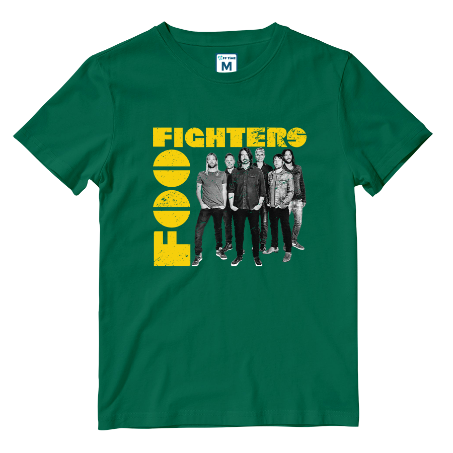Cotton Shirt: Foo Fighters Monochrome