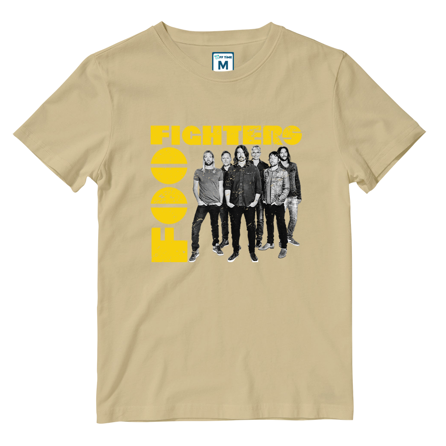 Cotton Shirt: Foo Fighters Monochrome