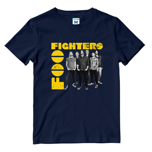 Cotton Shirt: Foo Fighters Monochrome