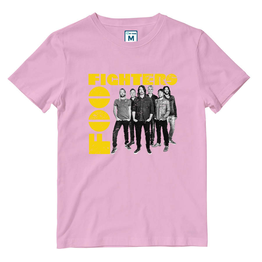 Cotton Shirt: Foo Fighters Monochrome