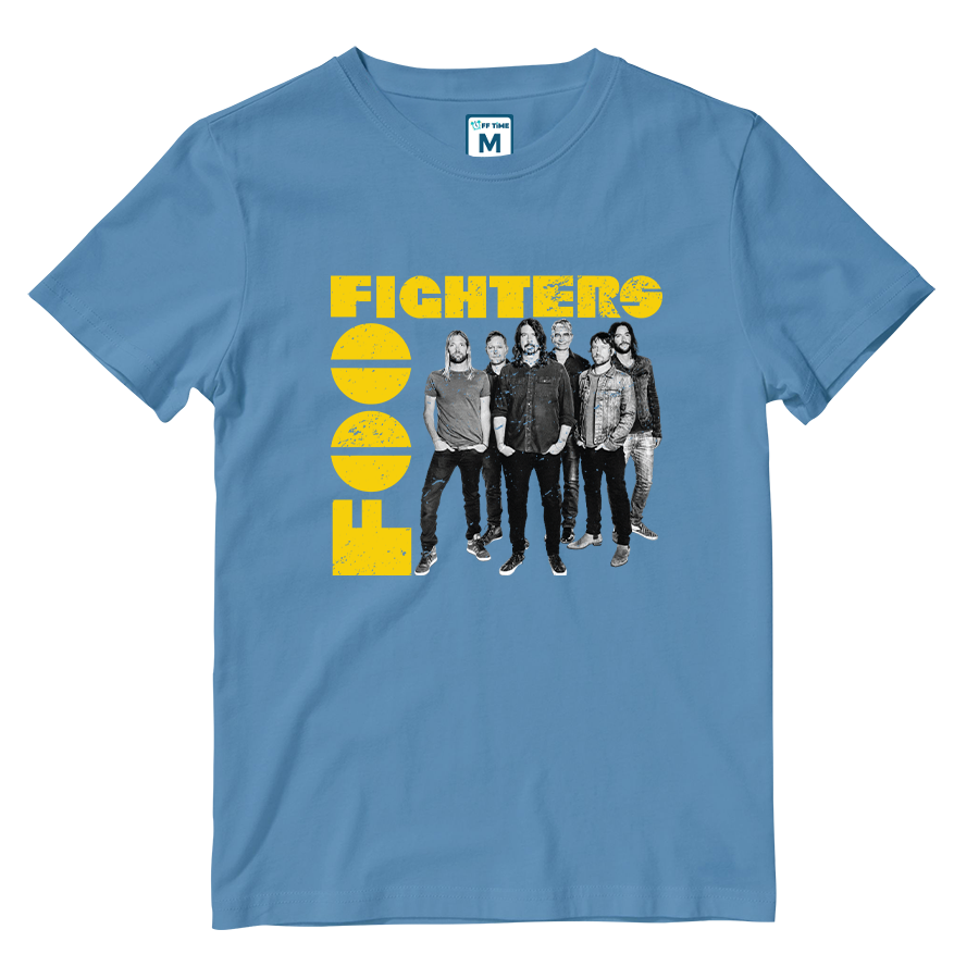 Cotton Shirt: Foo Fighters Monochrome