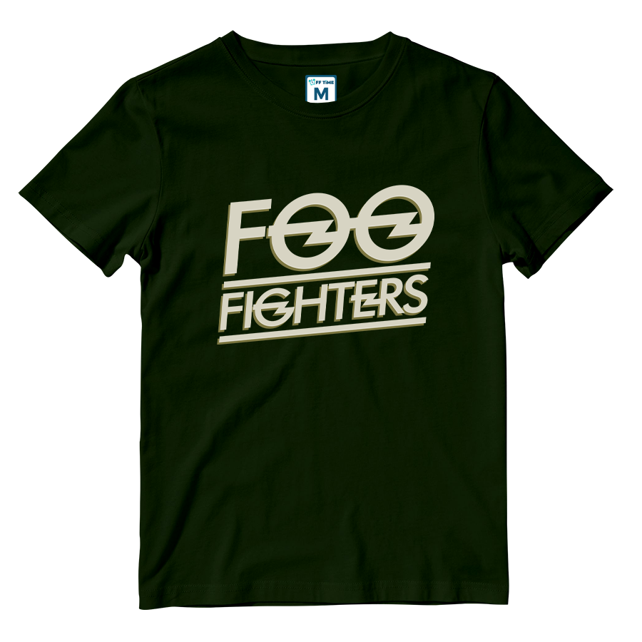 Cotton Shirt: Foo Fighters Lightning