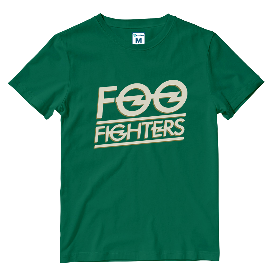 Cotton Shirt: Foo Fighters Lightning