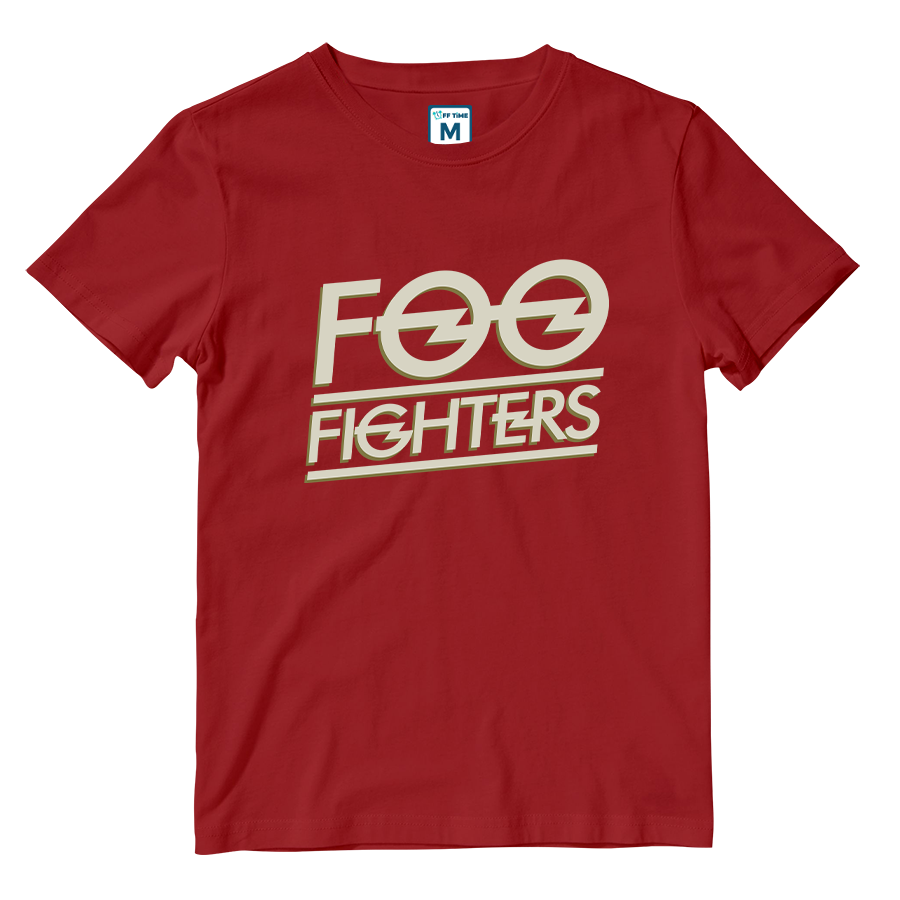 Cotton Shirt: Foo Fighters Lightning