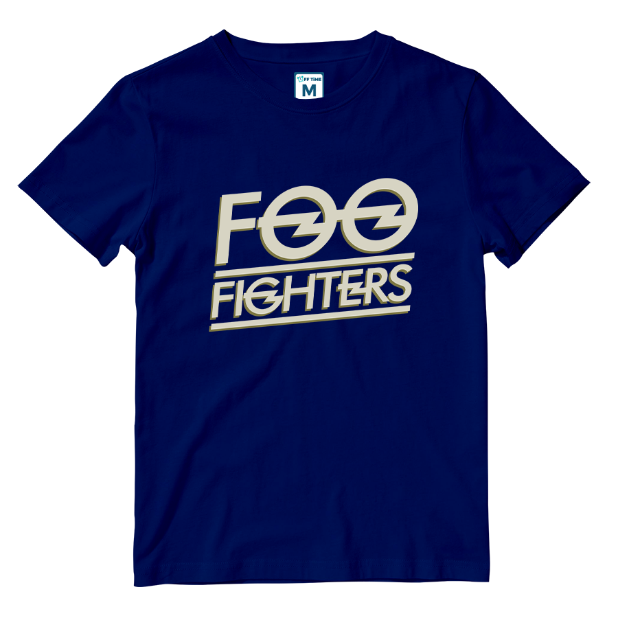 Cotton Shirt: Foo Fighters Lightning