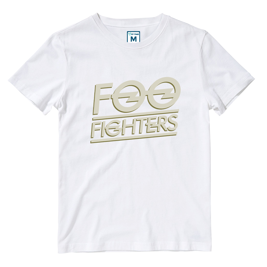 Cotton Shirt: Foo Fighters Lightning