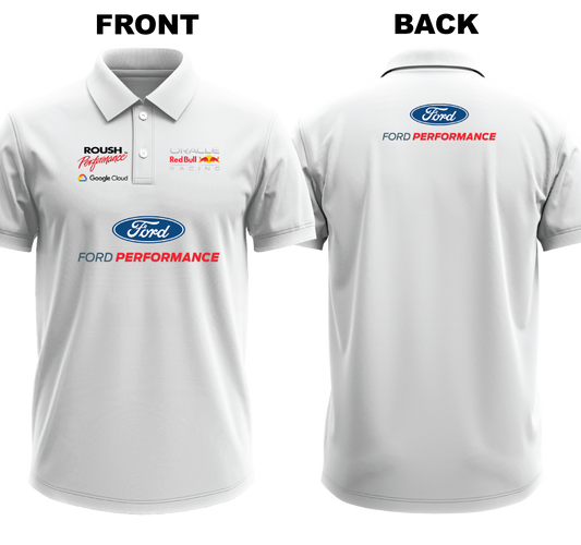Drifit Polo Shirt: Ford Performance (Front and Back)