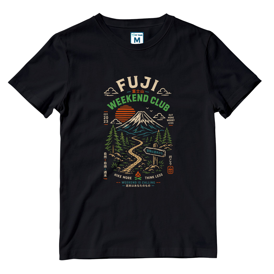 Cotton Shirt: Fuji Weekend