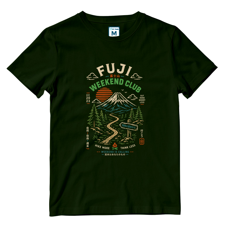 Cotton Shirt: Fuji Weekend