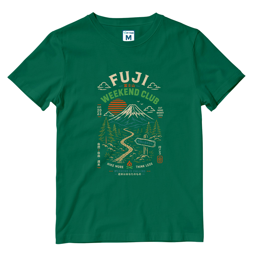 Cotton Shirt: Fuji Weekend