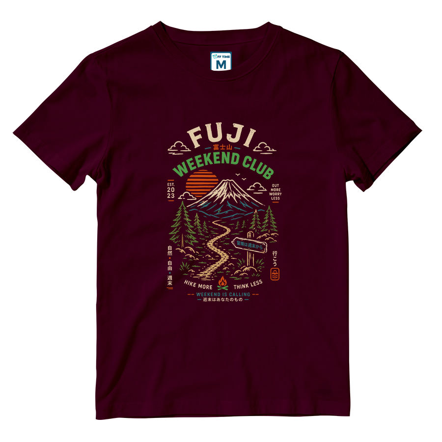 Cotton Shirt: Fuji Weekend