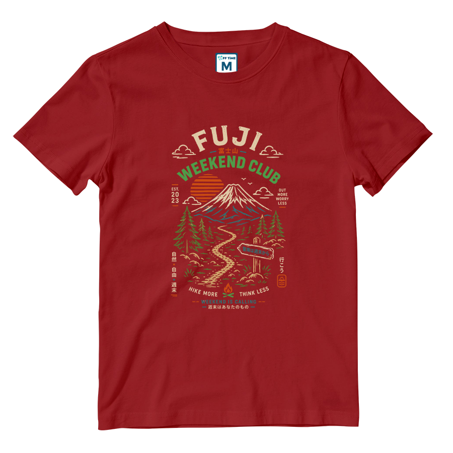 Cotton Shirt: Fuji Weekend