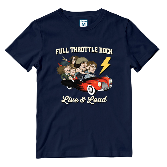 Cotton Shirt: Full Throttle Rock