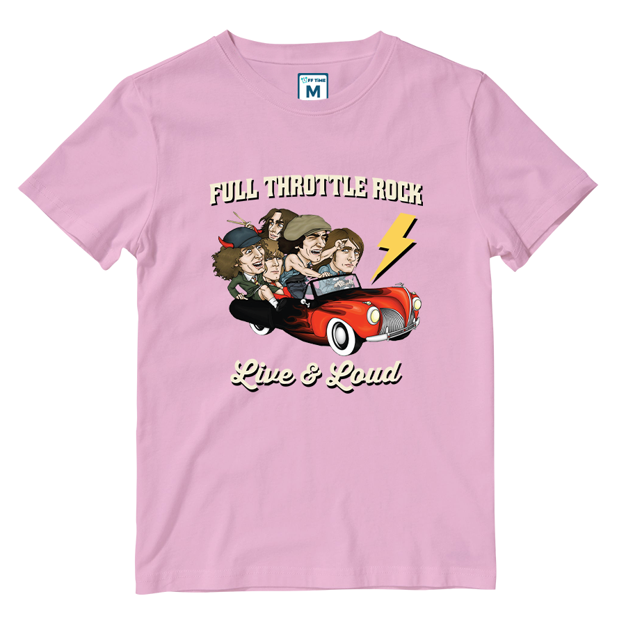 Cotton Shirt: Full Throttle Rock