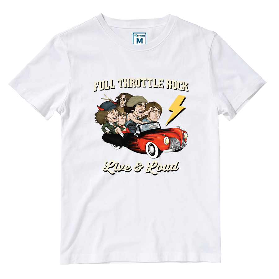 Cotton Shirt: Full Throttle Rock