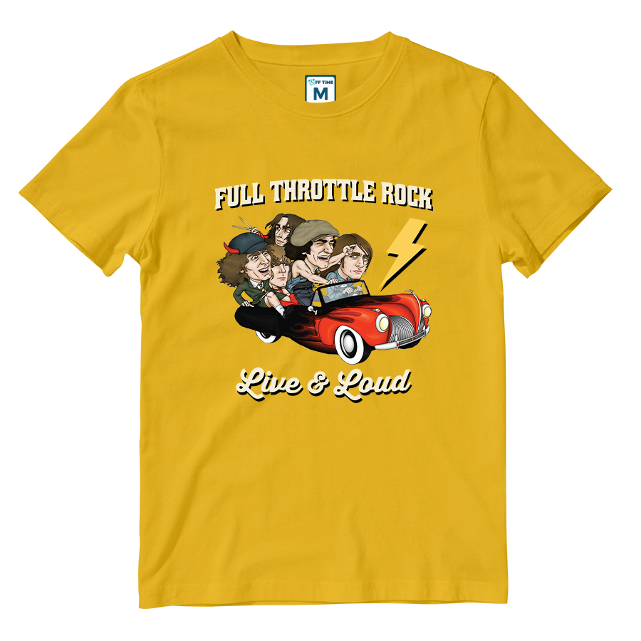 Cotton Shirt: Full Throttle Rock