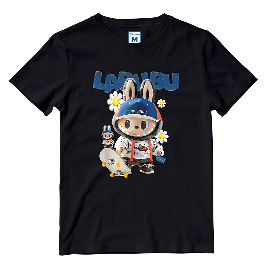 Cotton Shirt: Funny Labubu Labubu Party Men Boy