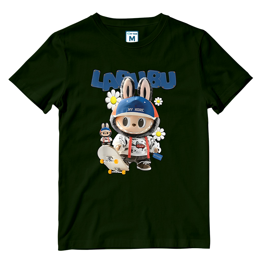 Cotton Shirt: Funny Labubu Labubu Party Men Boy