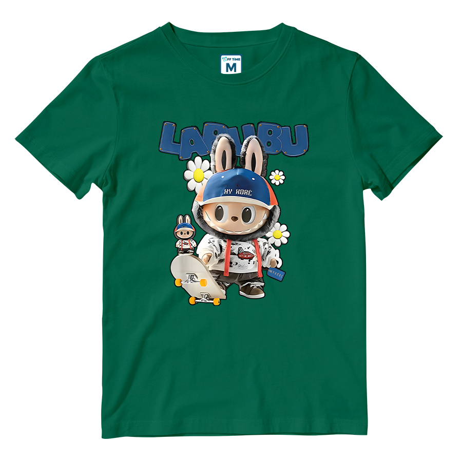 Cotton Shirt: Funny Labubu Labubu Party Men Boy